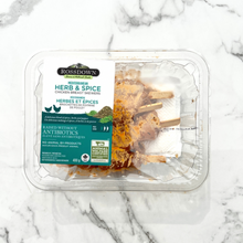 Load image into Gallery viewer, Mediterranean marinated herb and spice chicken breast skewers