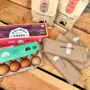 Breakfast Box - Coffee, Steak & Eggs