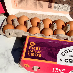 Free Range Eggs - Large - 3 Dozen